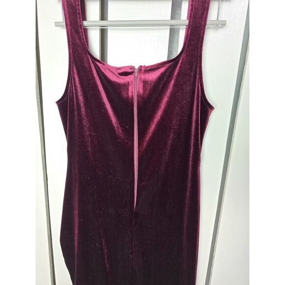 Privy Asymmetrical Purple Bodycon Sweetheart Velvet Witchy Dress Whimsigoth‎ L - Picture 5 of 11